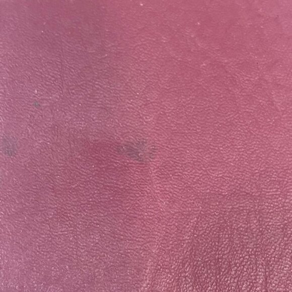 VTG Anne Klein Burgundy Red Soft Leather Eyeglasses Case 3.5"x7" - Picture 10 of 11